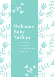 Inviti Per Baby Shower Adobe Spark