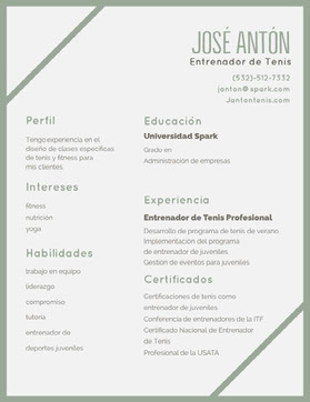 Plantillas De Curriculum Gratuitas Adobe Spark