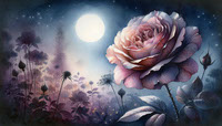 Moonlit Rose by Aravind Reddy Tarugu