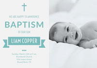 Free Christening And Baptism Invitations With Templates Adobe Spark Post