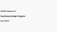 Design Progress Report 1