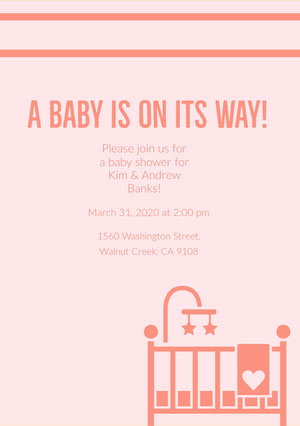 Free Baby Shower Invitation Templates Adobe Spark