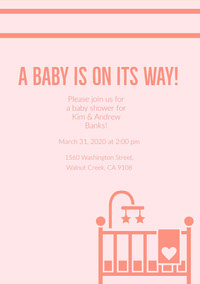 Baby Shower Invitation Maker Adobe Spark