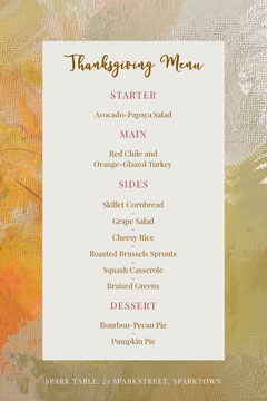 Free Customizable Templates For Thanksgiving Adobe Spark