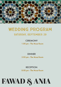 Make Custom Wedding Programs For Free Adobe Spark