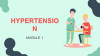 Hypertension Module 1 Medical