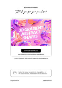 DOWNLOAD - 3D Gradient Abstract Shapes