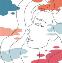 Abstract vector diva
