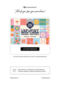 DOWNLOAD - Love and Peace Mosaic Vectors by Designessense