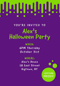 Free Customizable Halloween Party Invitations Adobe Spark