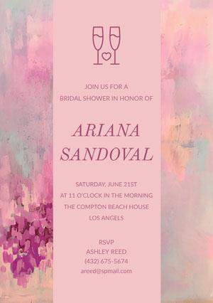 Free Bridal Shower Invitations Templates Make Your Own Online Adobe Spark