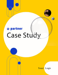 Illustrated Yellow and Blue Case Study