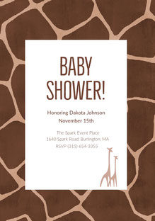 Baby Shower Invitations Adobe Spark