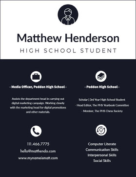 Free Resume Templates Adobe Spark