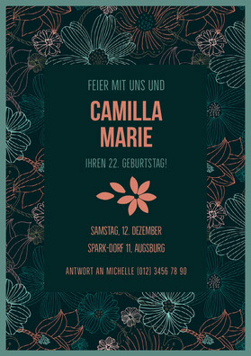 Kostenlose Vorlagen Fur Geburtstagseinladungen Einladungen Zur Geburtstagsparty Adobe Spark