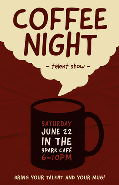 Customizable Talent Show Flyer Templates Adobe Spark