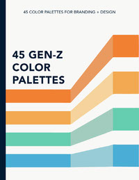 Gen Z Color Palettes Reference Sheet
