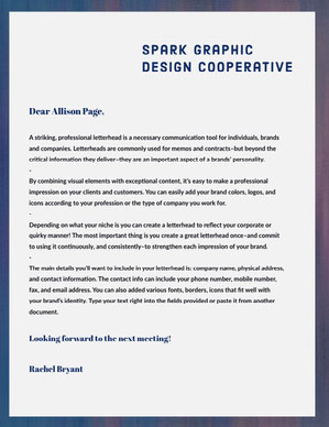 Design Letterheads For Free With Our Business Letterhead Templates