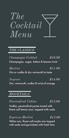 Framed Mocktail From La Image By Picasso S Assistant