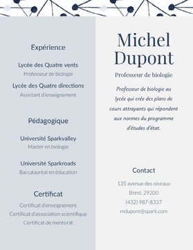 Modeles Cv En Ligne Gratuit Adobe Spark