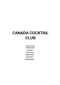 Canadian Cocktail Club Website