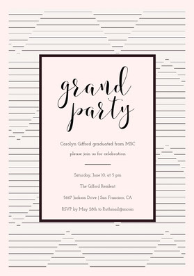 Free Graduation Invitation Templates Adobe Spark