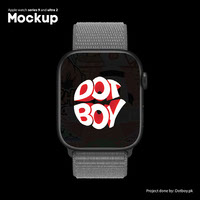 Apple Watch series 9 free mockup
