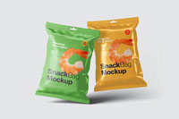 Snack Bag Packaging Mockups