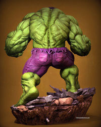 hulk from the back