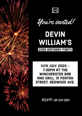 Birthday Invitations Adobe Spark