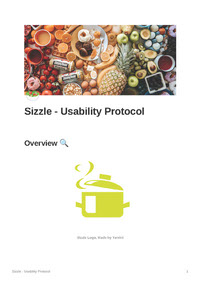 Sizzle Usability Protocol