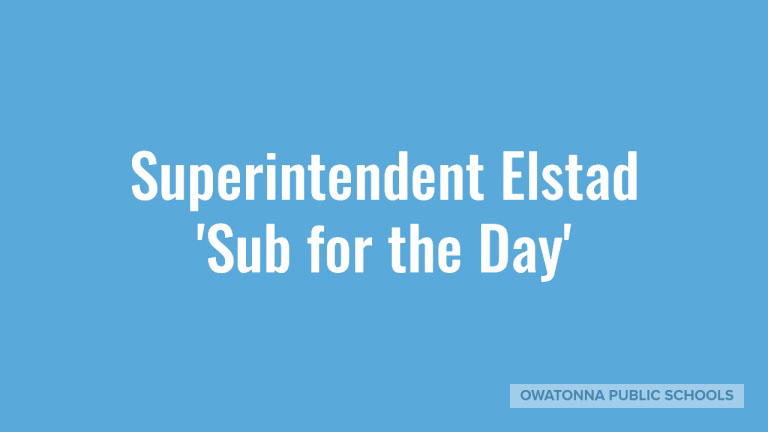 Elstad Sub For a Day 2