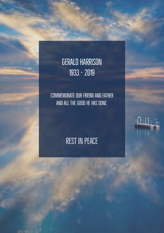 Customizable Rest In Peace Templates Adobe Spark