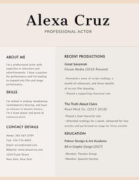 Free Resume Builder Create Unique Resumes Adobe Spark