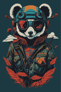 cool_panda_tshirt_illustration_1001