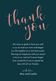 Free Wedding Thank You Card Templates Adobe Spark