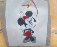 Disney 100 Years Drawing of Shiny Minnie Mouse