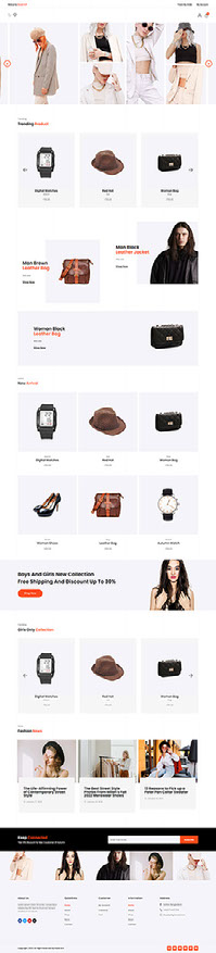WordPress Fashion Website