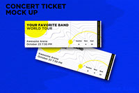 Concert Ticket Mockup