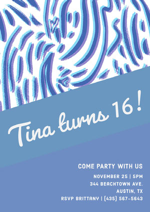 Free Sweet 16 Invitation Templates Adobe Spark