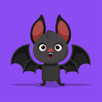 Bat halloween character