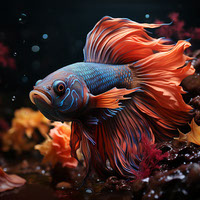 Aquarium Betta Fish