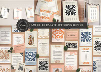 Wedding template bundle XL - Amelie
