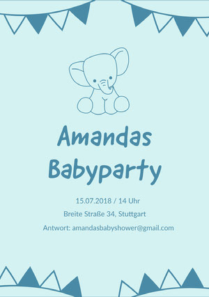 Eine Baby Shower Einladung Online Erstellen Adobe Spark