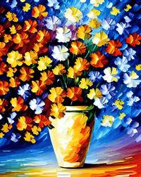 Vibrant Blooms A Digital Floral Masterpiece for Creative Endeavors