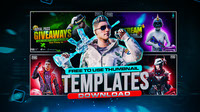 Youtube Thumbnails Free PSD For content Creators
