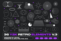 36 Y2K Retro Elements