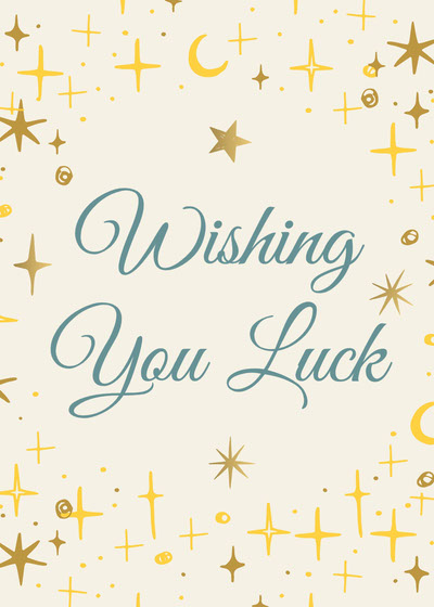 Free Good Luck Card Templates | Adobe Express