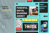 Digital Agency Landing Page - Maxim