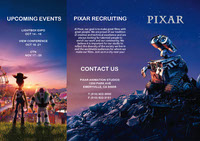 Brochure for Pixar